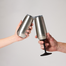 Load image into Gallery viewer, Huski Champagne Flute  Matt Black