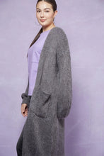 Load image into Gallery viewer, Isle Of Mine - Longline Cardigan - Raven