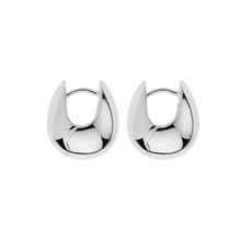 Load image into Gallery viewer, Najo - Mode Huggie Earrings Silver