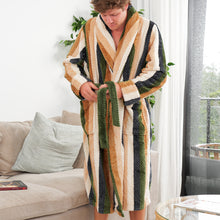 Load image into Gallery viewer, Bath Robe Mens - Stripe
