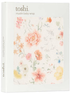 Muslin Wrap -Secret Garden Lily