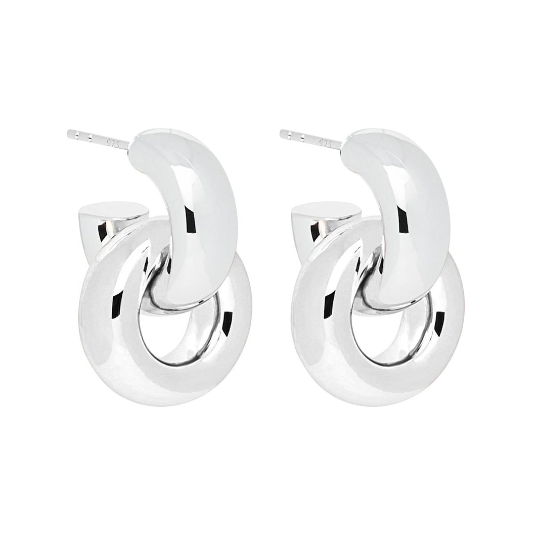Najo - Tumble Earrings Silver