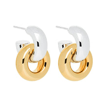 Load image into Gallery viewer, Najo - Tumble Earrings Silver &amp; Gold