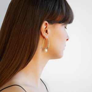 Najo - Provenance Pearl Earrings Silver