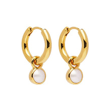 Load image into Gallery viewer, Najo - Heavenly Pearl Gold Earrings