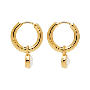 Najo - Heavenly Pearl Gold Earrings