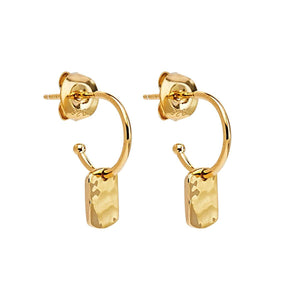 Najo - Tigger Yellow Gold Earrings