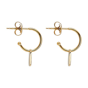 Najo - Tigger Yellow Gold Earrings