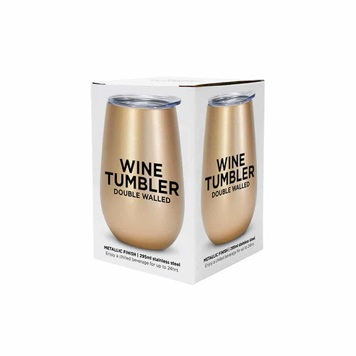 Wine Tumbler - Gold