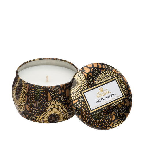 Voluspa - Baltic Amber Decorative Tin - 25hr candle