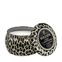 Load image into Gallery viewer, Voluspa - Crisp Champagne Decorative Tin - 25hr candle